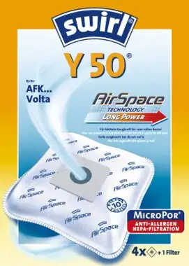 Swirl Y 50 AirSpace Staubsaugerbeutel
