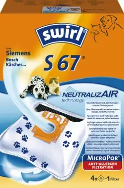 Swirl S 67 NEUTRALIZAIR Staubsaugerbeutel