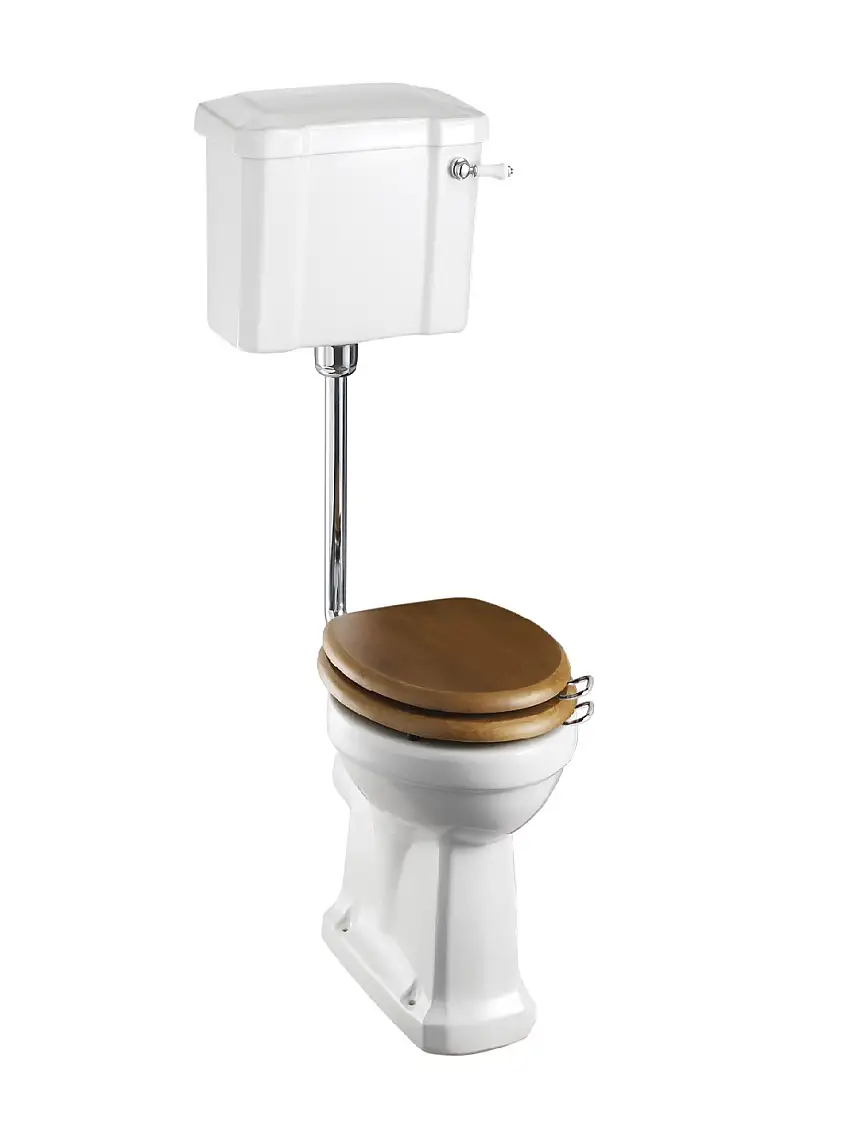 Stand WC Burlington mit halbhohem Spülkasten Slimline