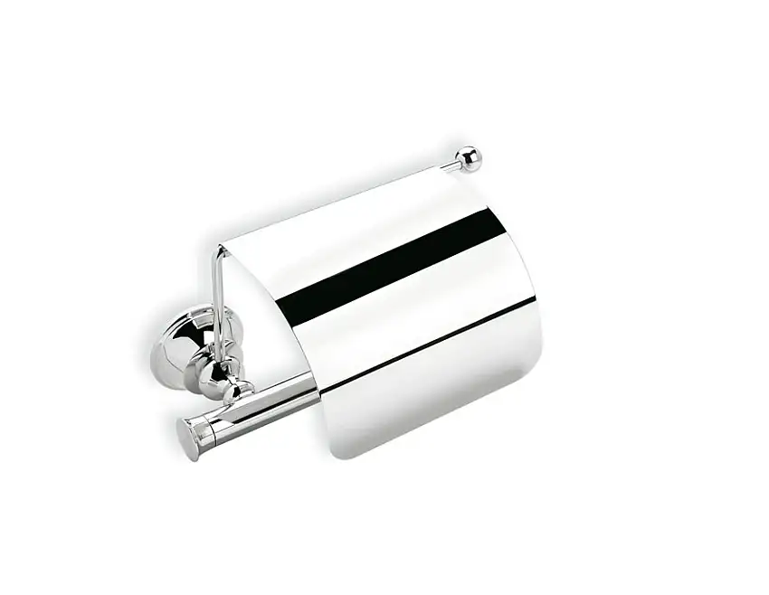 WC-Rollenhalter Astoria mit Deckel, Chrom