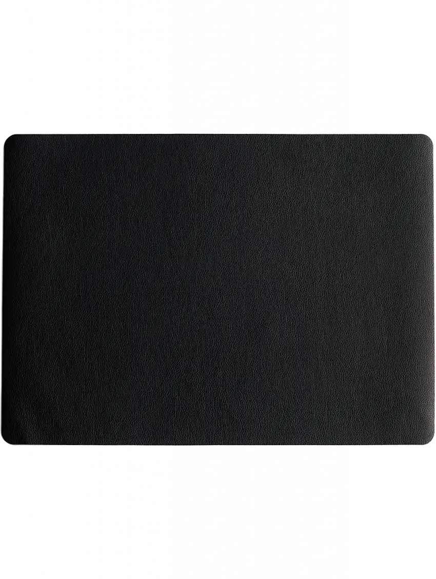 Tischset leather optic fine schwarz