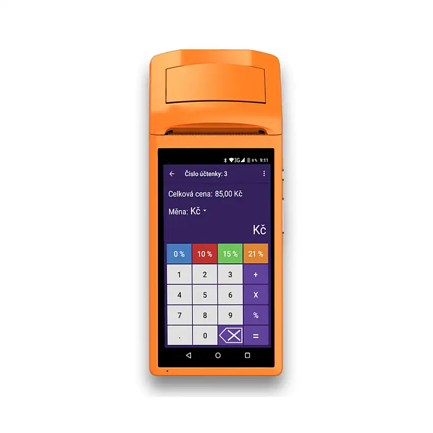 Sunmi V1s, Android Touchterminal mit integriertem Drucker