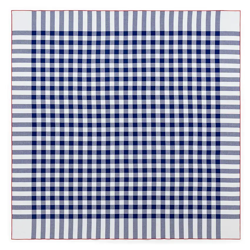 Tischdecke Élysée blau-weiß
