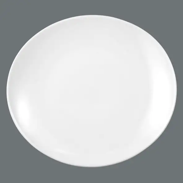 Seltmann Weiden, Meran, Steak & More - Teller oval 5192, weiss, uni, 29 cm