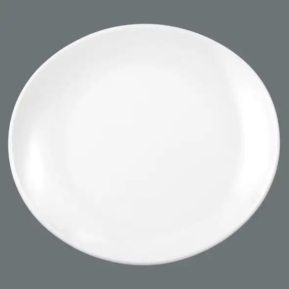 Seltmann Weiden, Meran, Steak & More - Teller oval 5195, weiss, uni, 25 cm