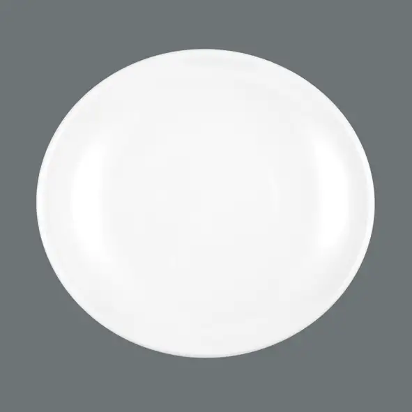 Seltmann Weiden, Meran, Steak & More - Teller oval 5234, weiss, uni, 21 cm