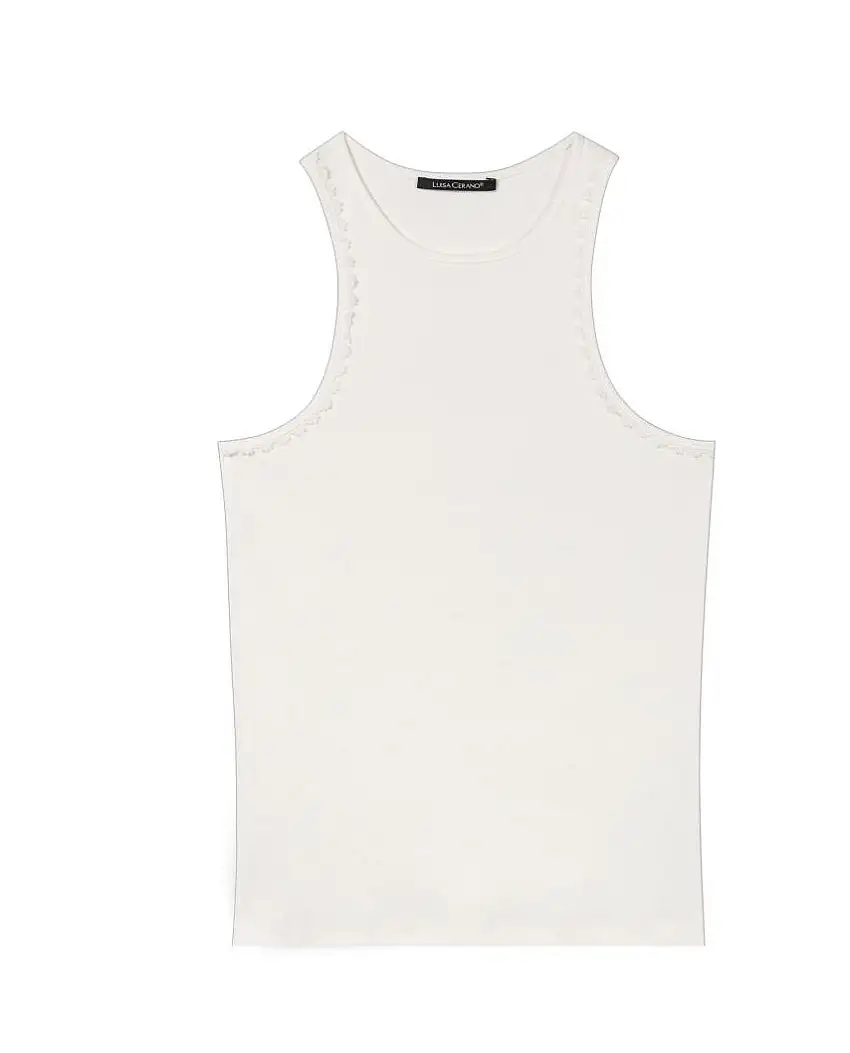Luisa Cerano - Tank Top mit Häkeldetails