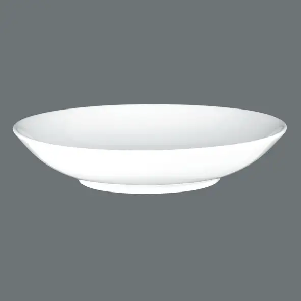 Seltmann Weiden, Meran, Steak & More - Teller tief rund 5237, weiss, uni, 23 cm/ 1,00 ltr.