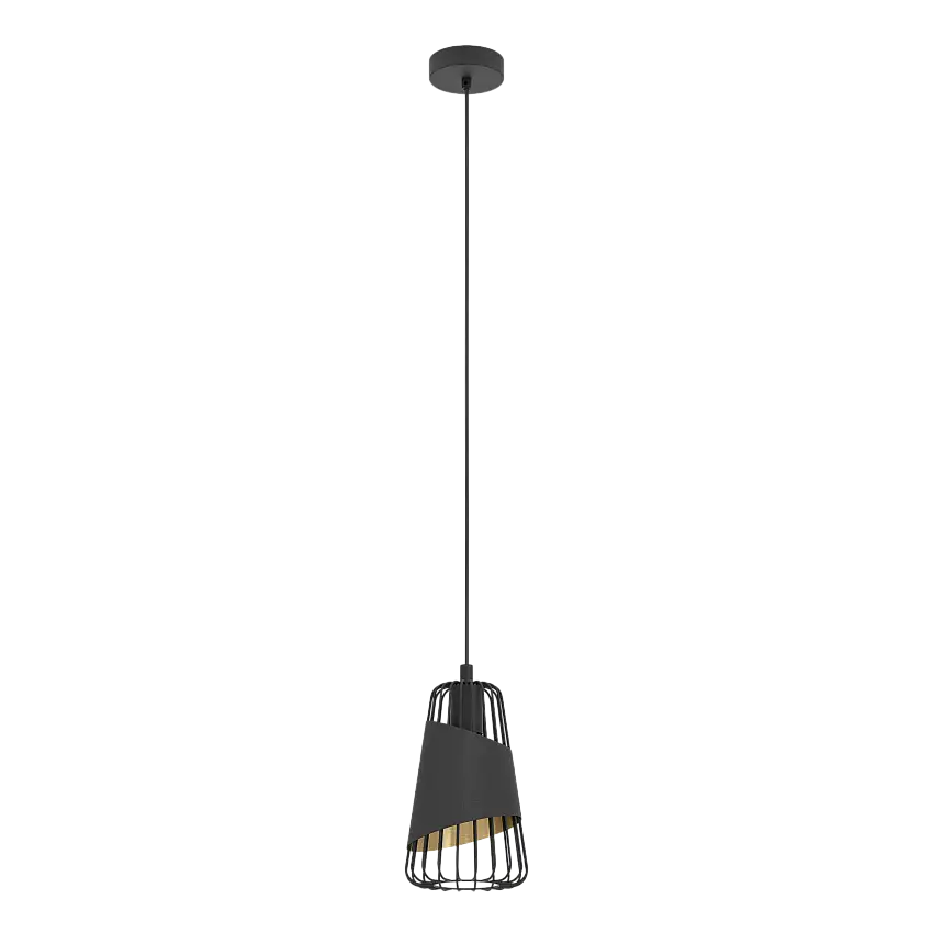 EGLO Pendelleuchte Austell Schwarz 16,5 cm