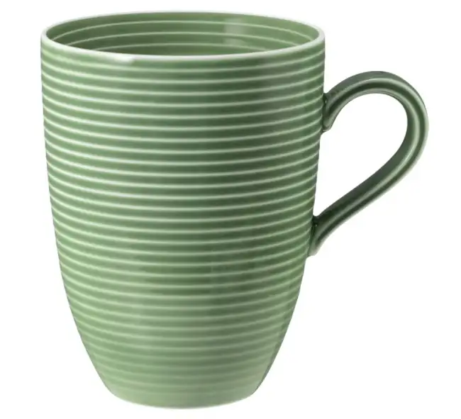 Becher mit Henkel Beat salbeigrün uni